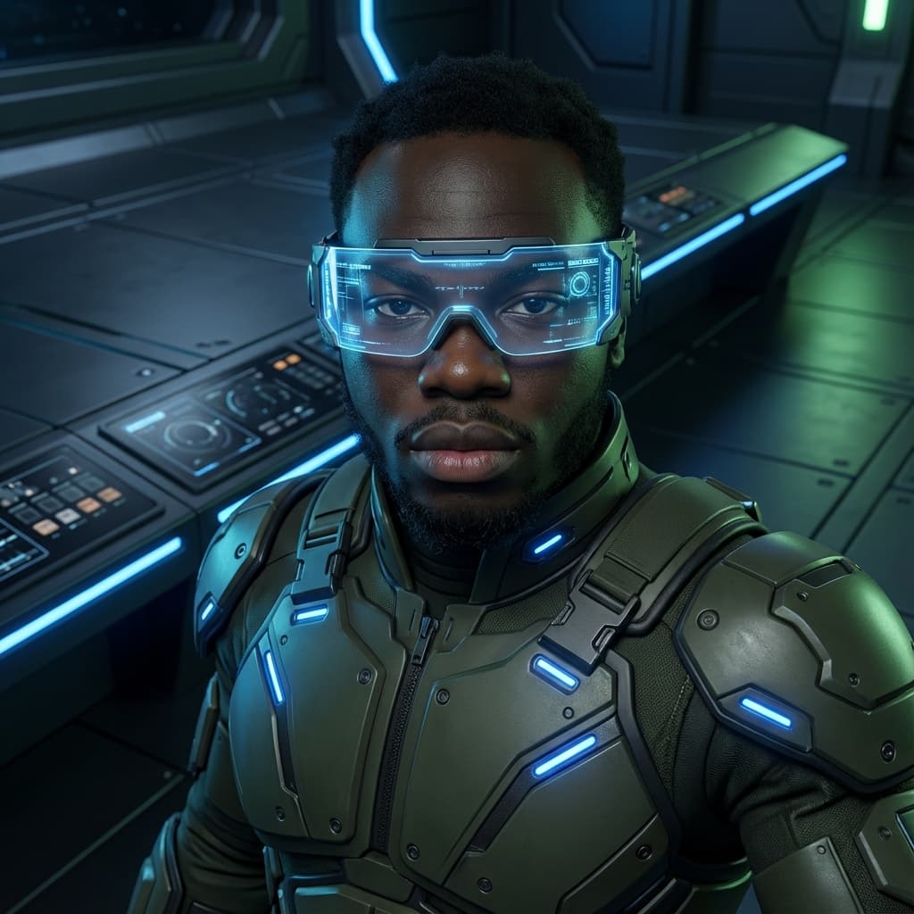 Temitayo - Futuristic AI Professional