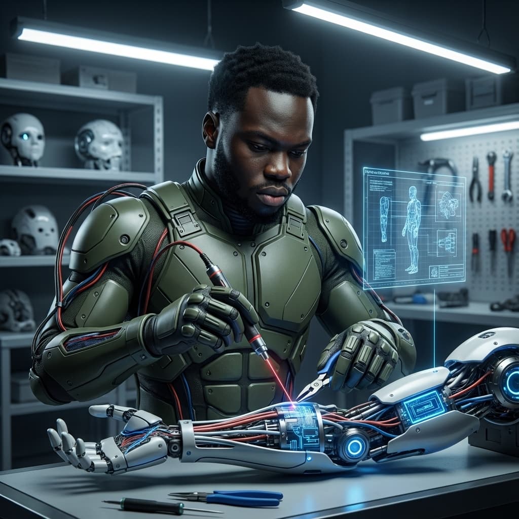 Temitayo - Futuristic AI Professional